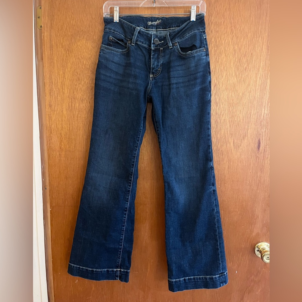 Wrangler Women's Dark Indigo Flare Jeans
